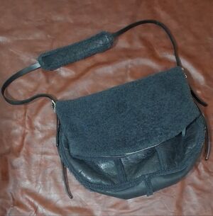 Jimmy Choo Crossbody Bag with Shearling Flap